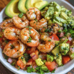 Avocado Salsa Shrimp Salad