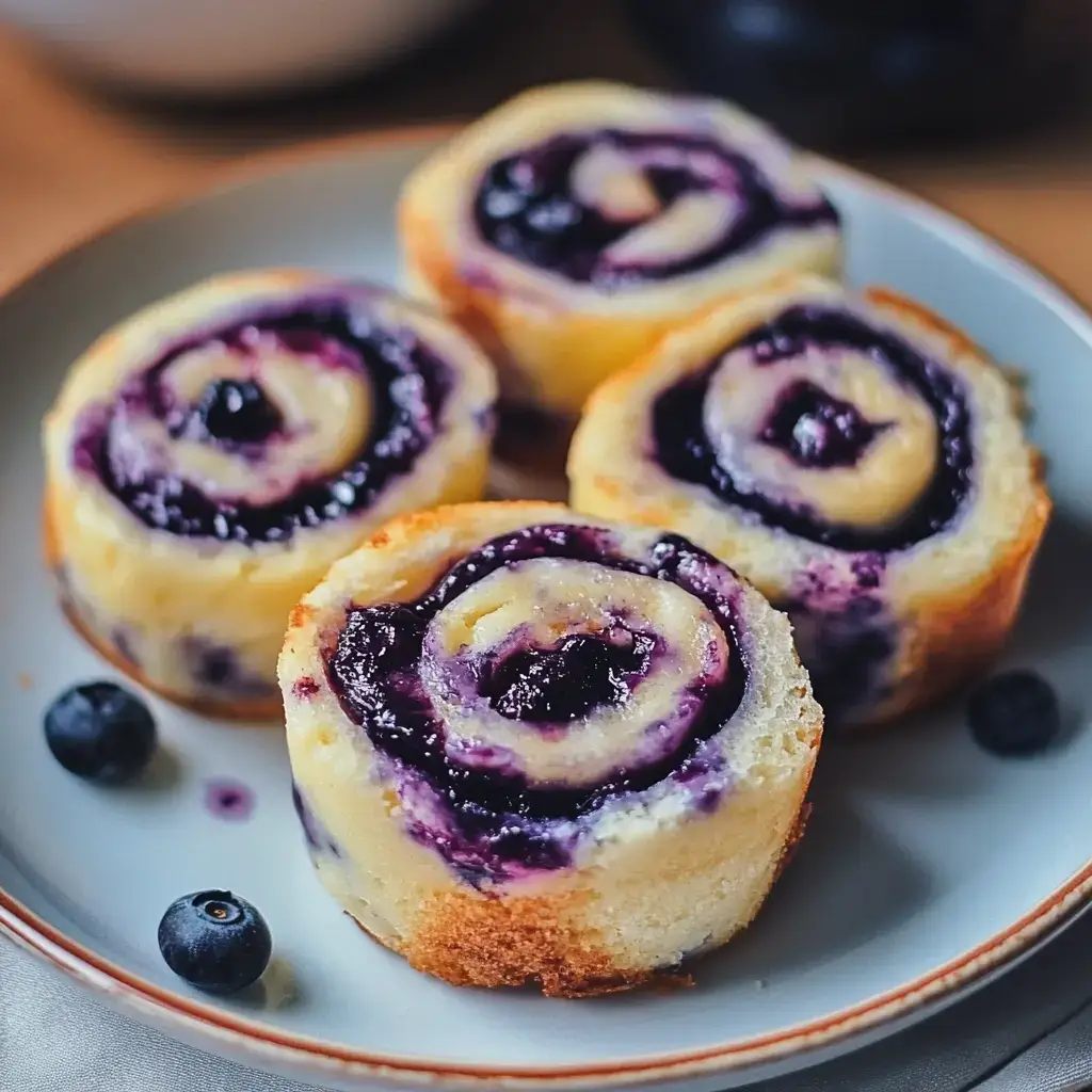 Blueberry cheesecake rolls