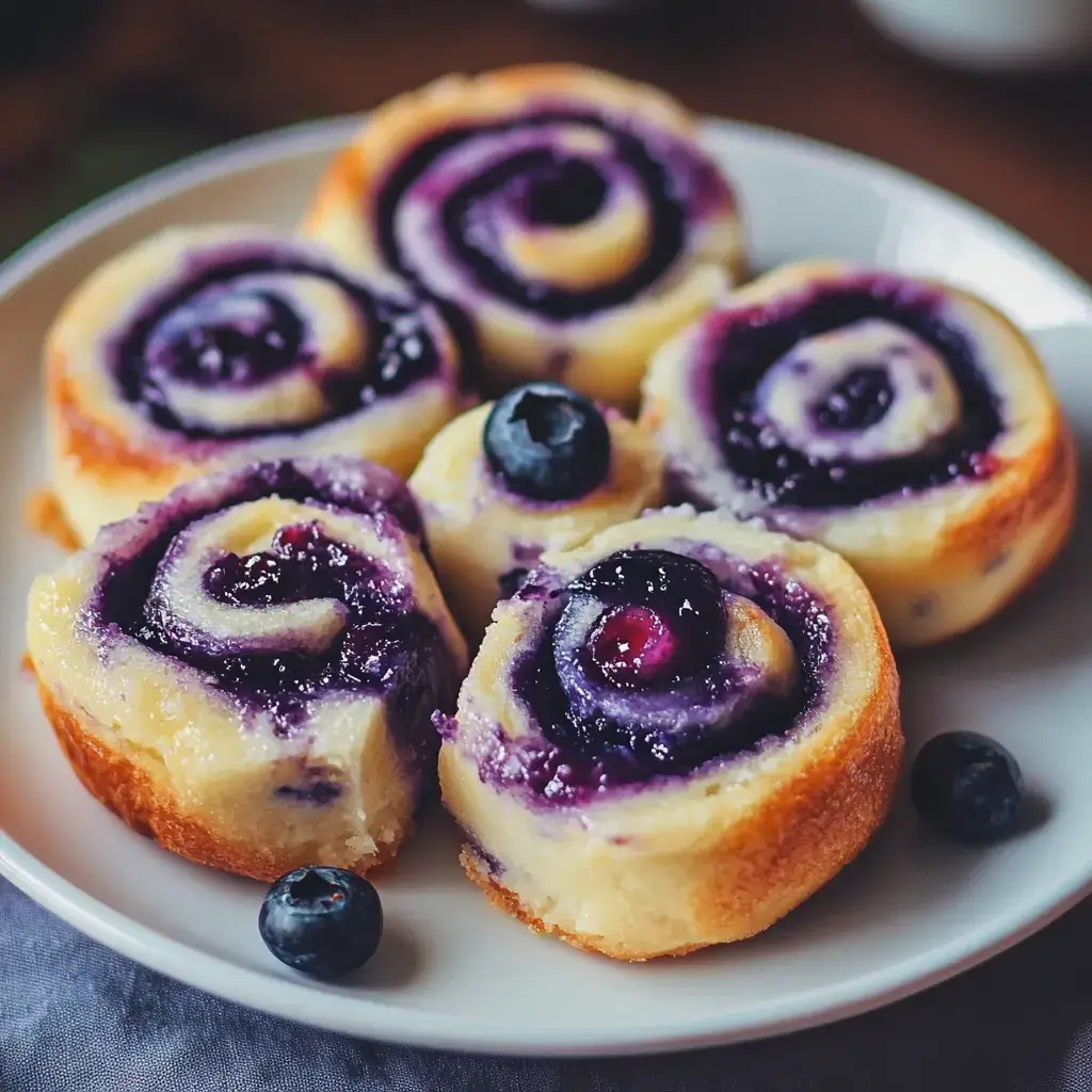 Blueberry cheesecake rolls