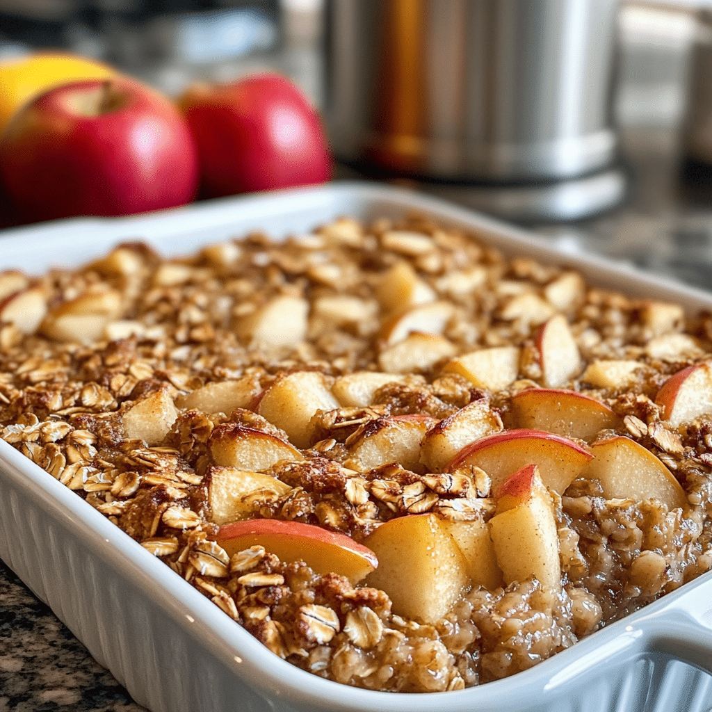 Oatmeal Apple Breakfast Bake