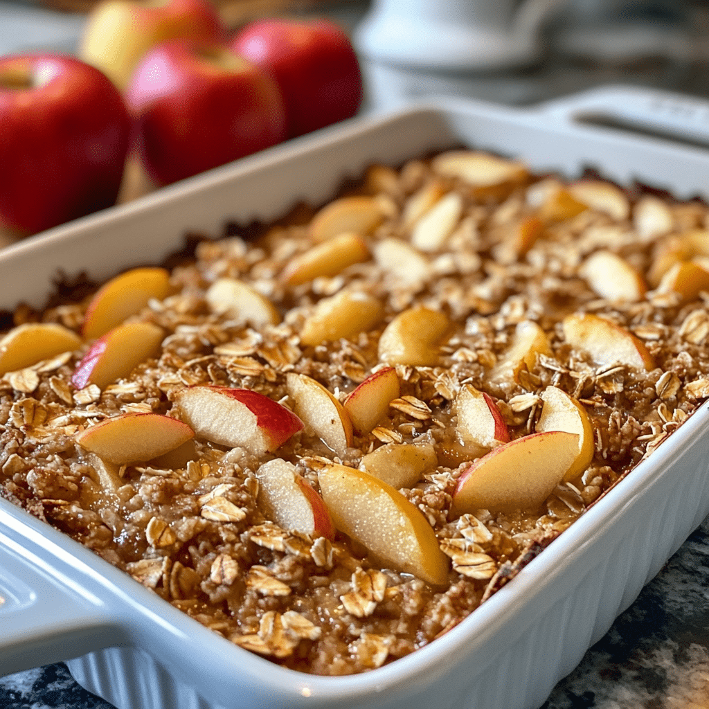 Oatmeal Apple Breakfast Bake