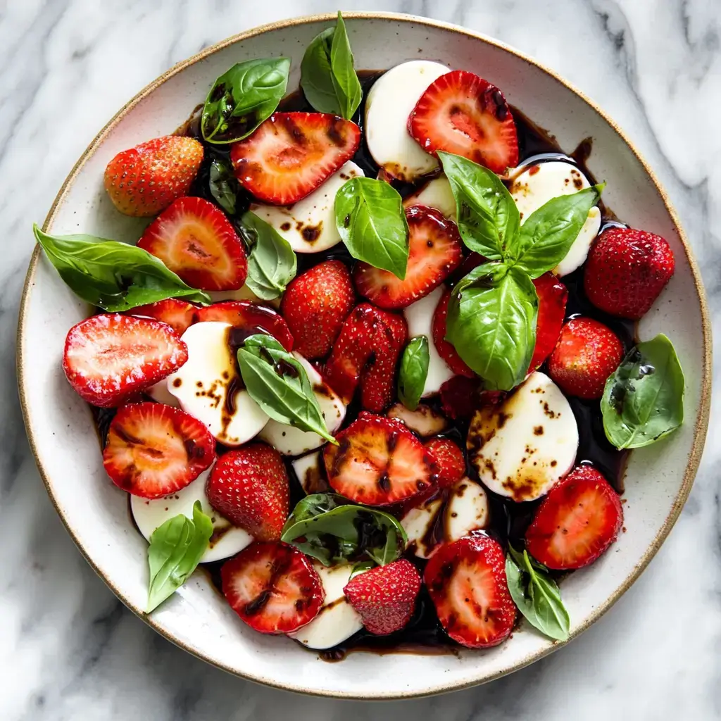 Balsamic Strawberry Caprese