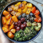 Roasted Veggie Glow Bowls
