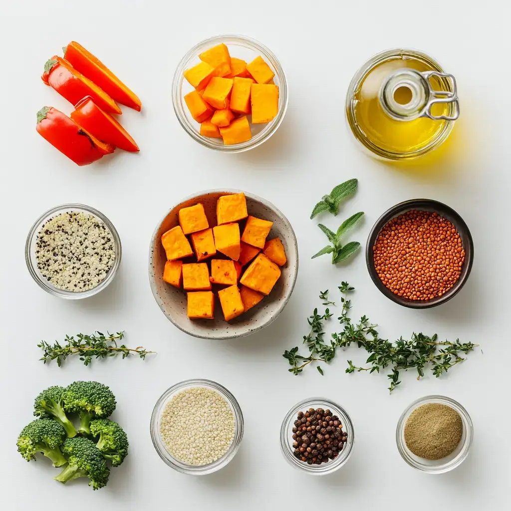 Roasted Veggie Glow Bowls