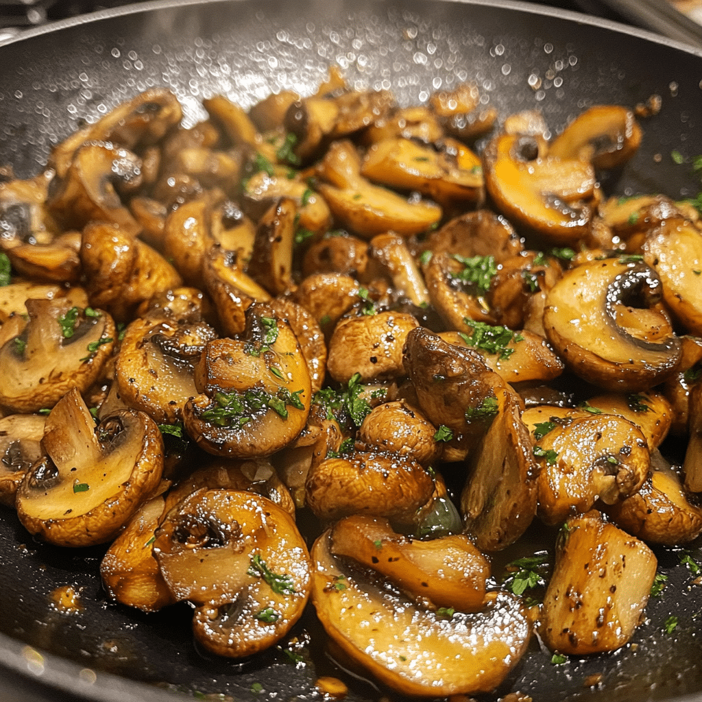 Sautéed mushrooms