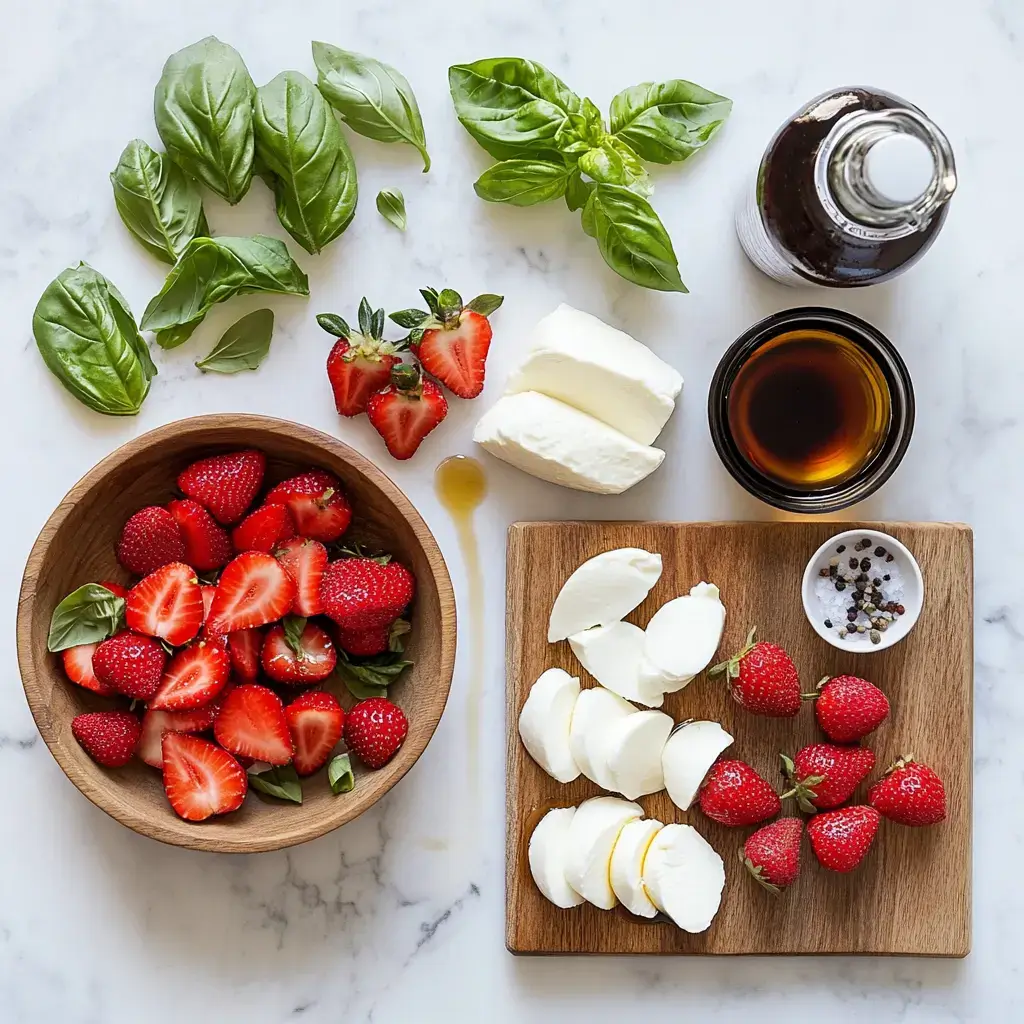 Balsamic Strawberry Caprese