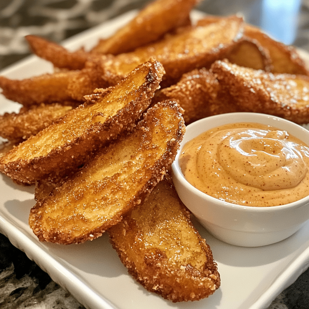 Air Fried Apple Wedges
