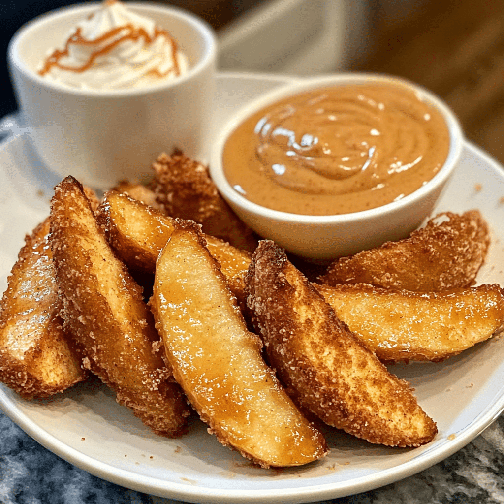 Air Fried Apple Wedges