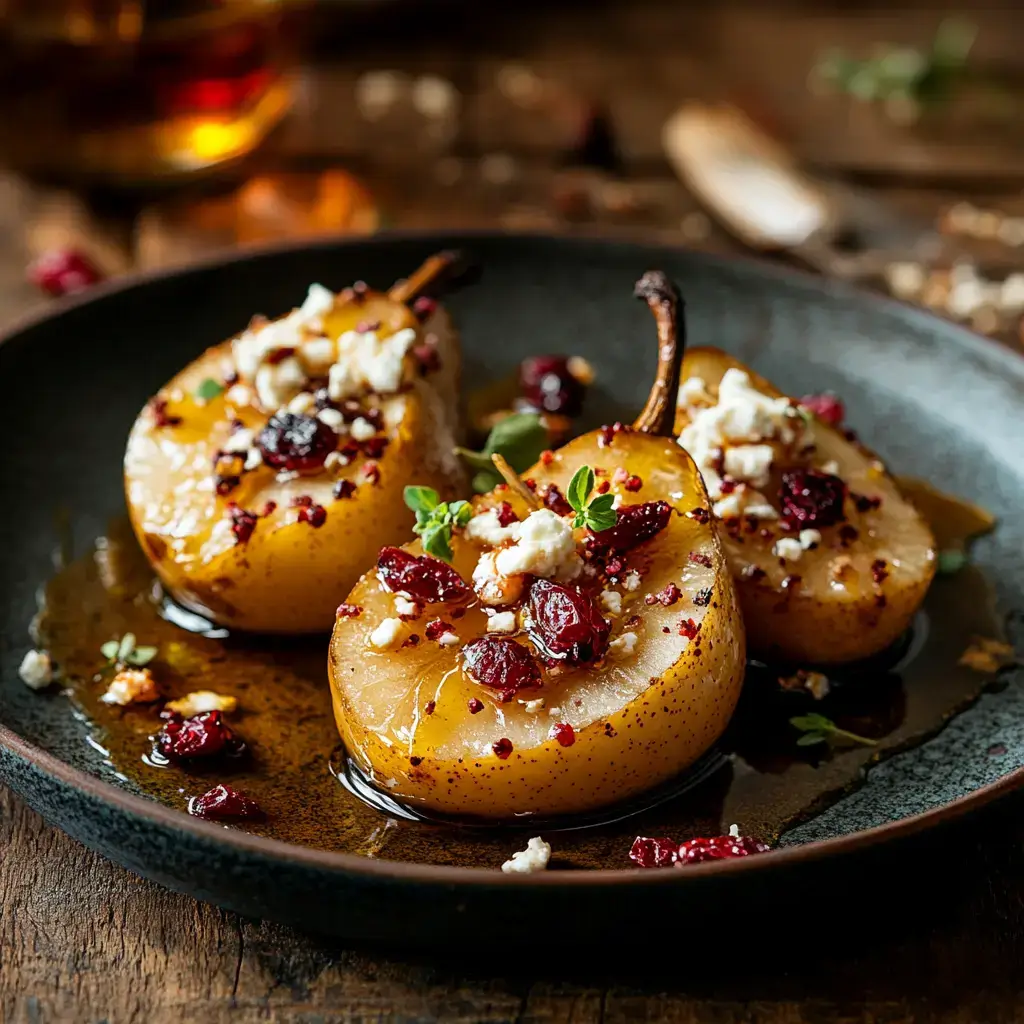 Baked Pears with Feta Recipe
