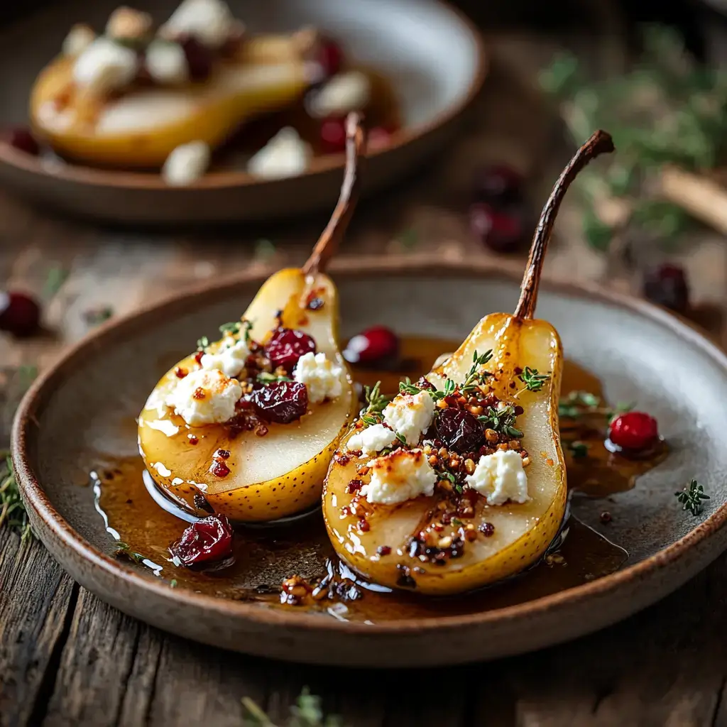 Baked Pears with Feta Recipe