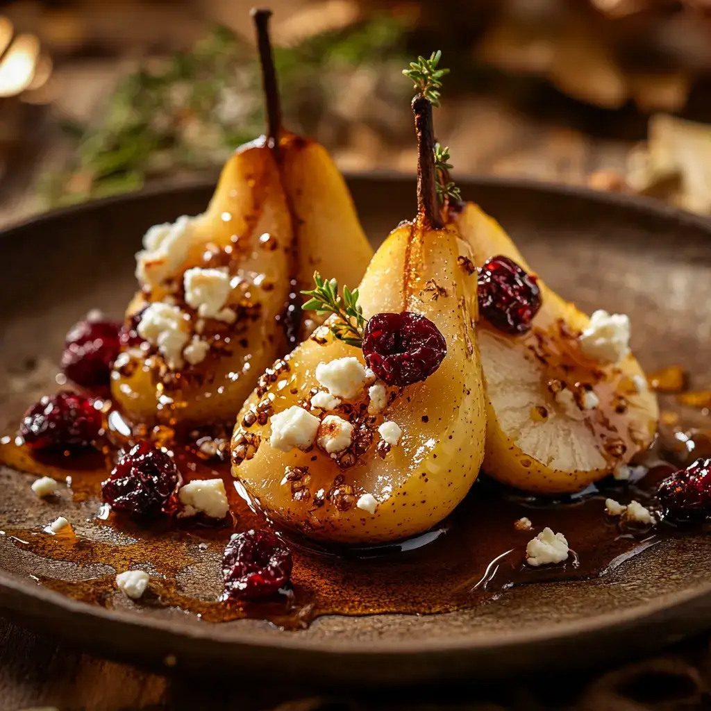 Baked Pears with Feta Recipe