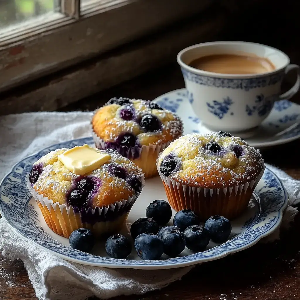 Bakery-Style Blueberry Muffins