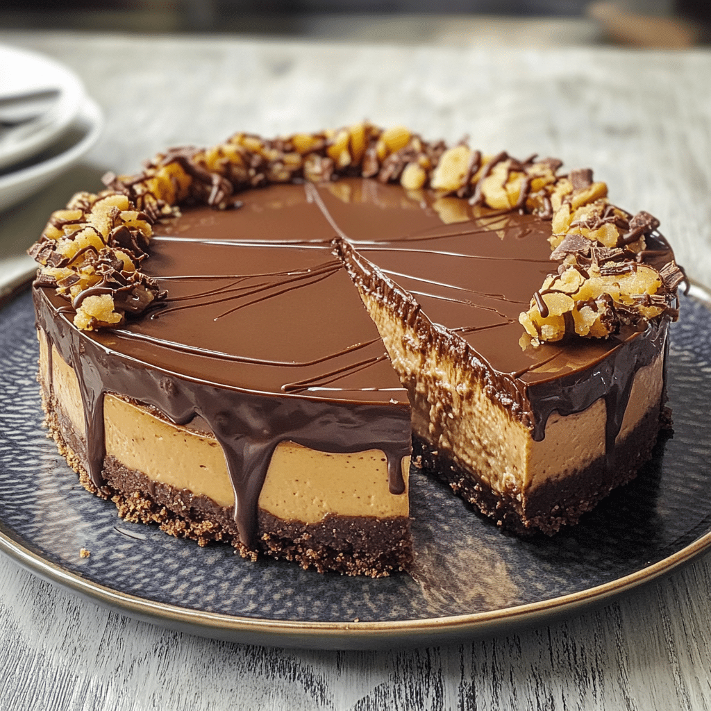 Chocolate Caramel Cheesecake