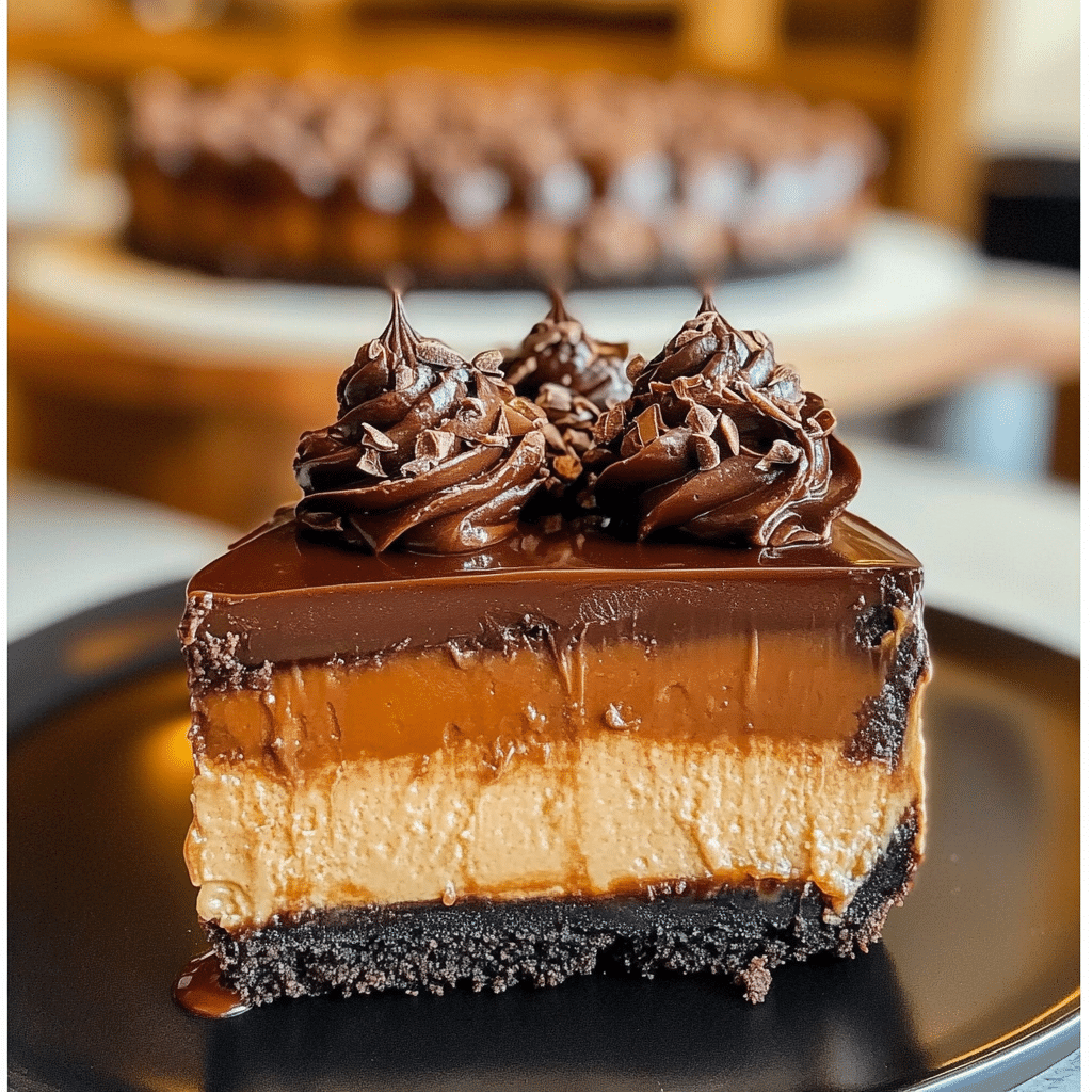Chocolate Caramel Cheesecake