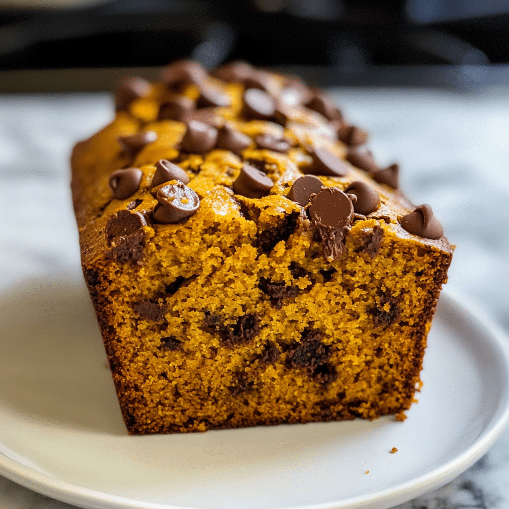 Chocolate Chip Pumpkin Bread