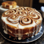 Cinnamon Roll Cake