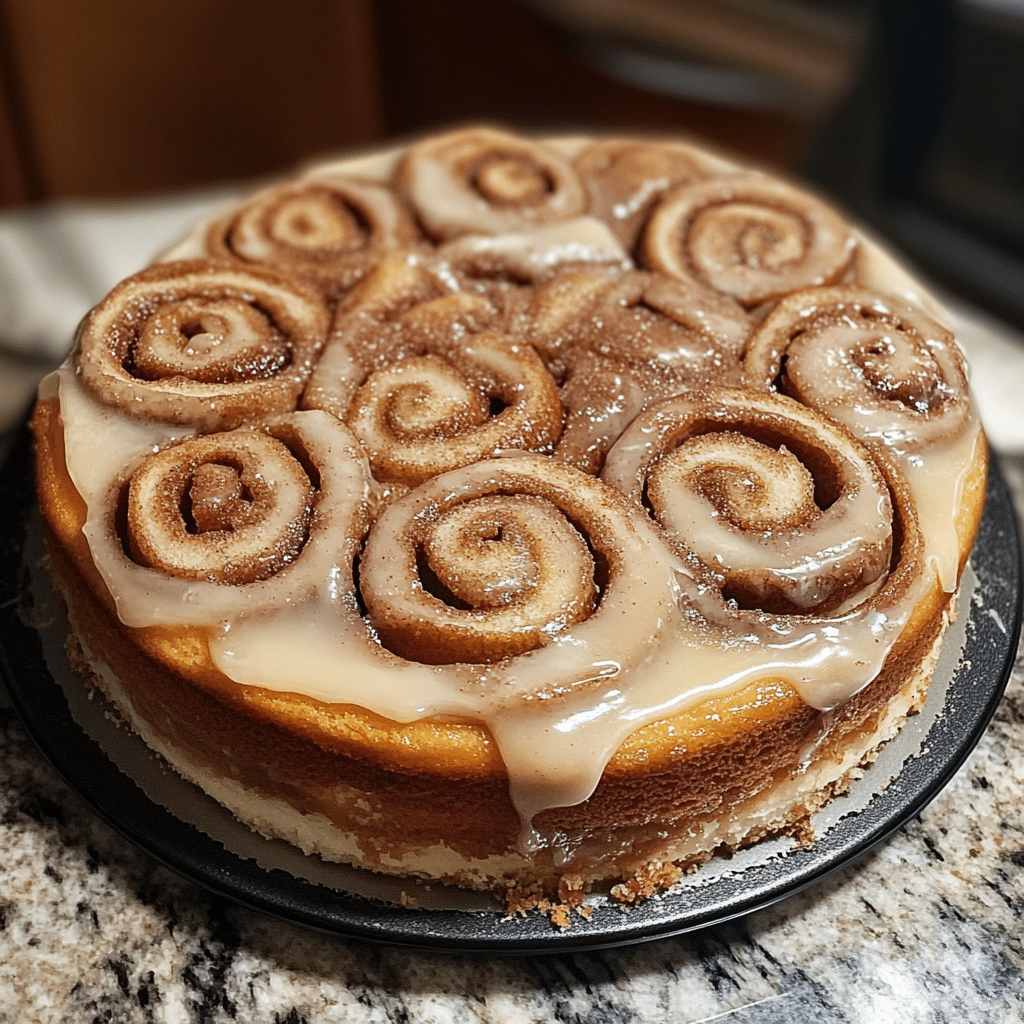Cinnamon Roll Cake