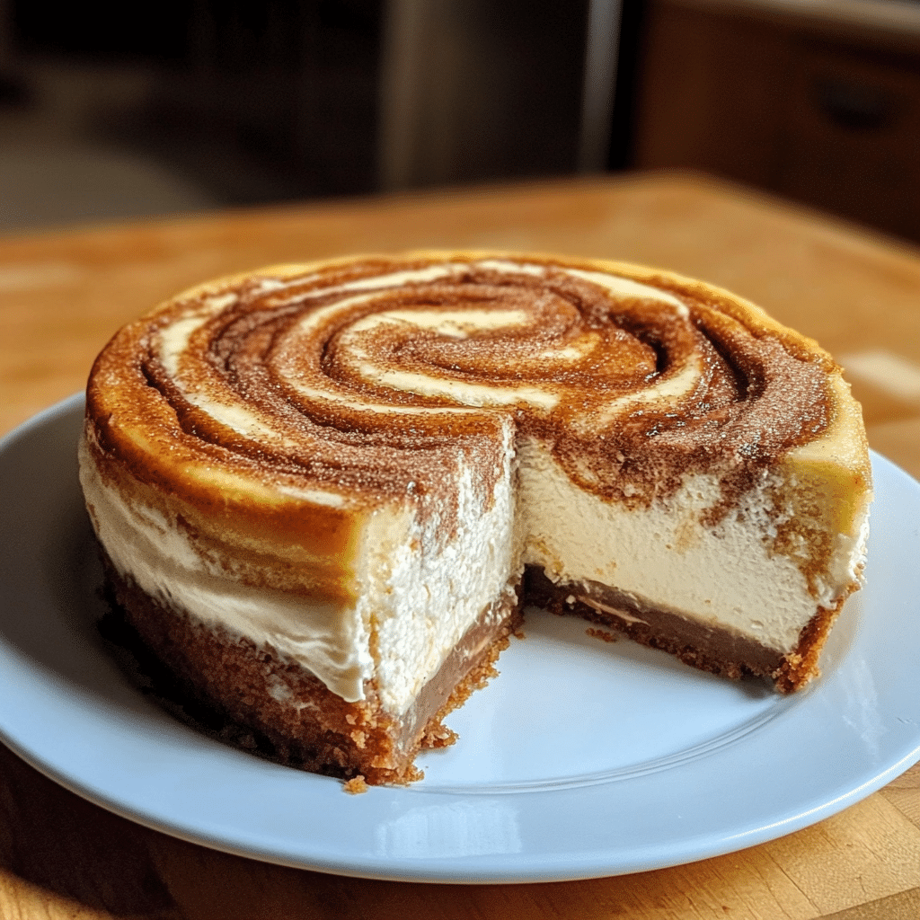 Cinnamon Swirl Cheesecake