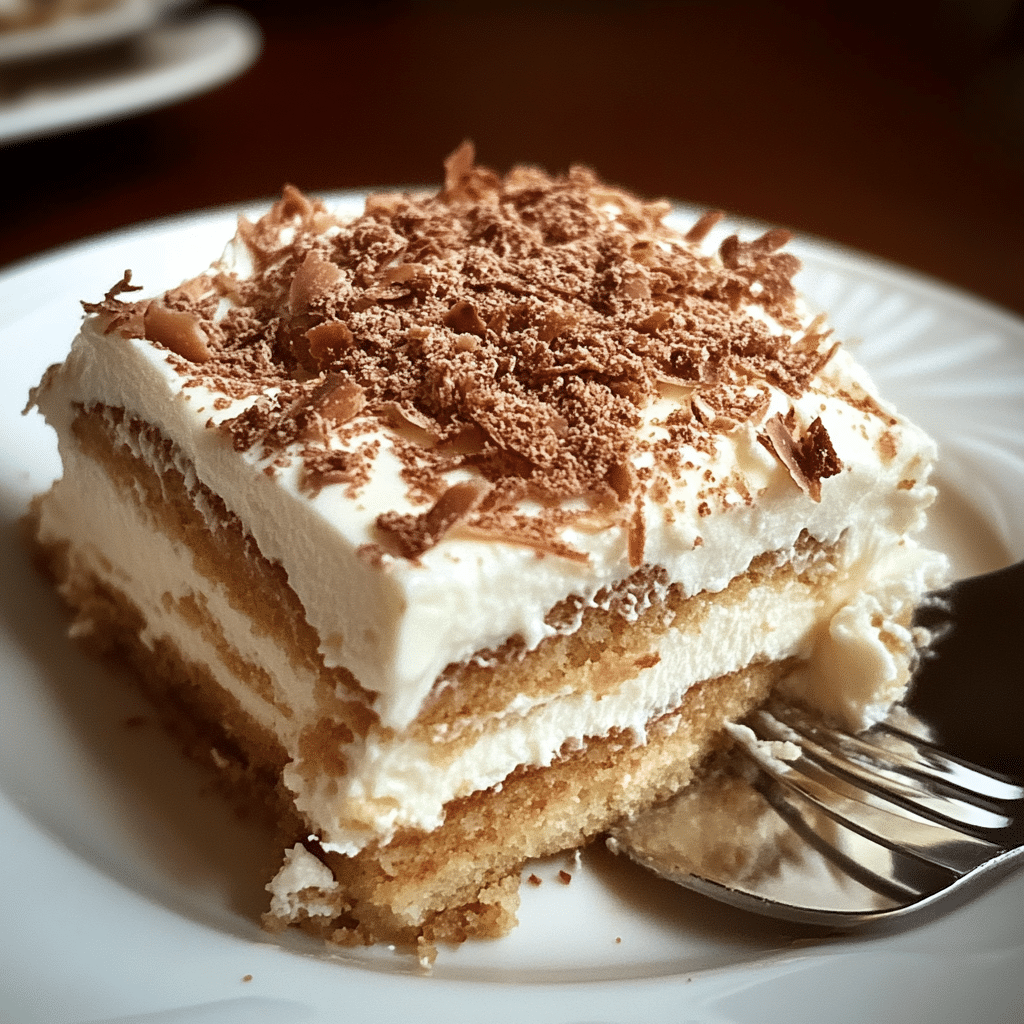 Coconut Rum Tiramisu