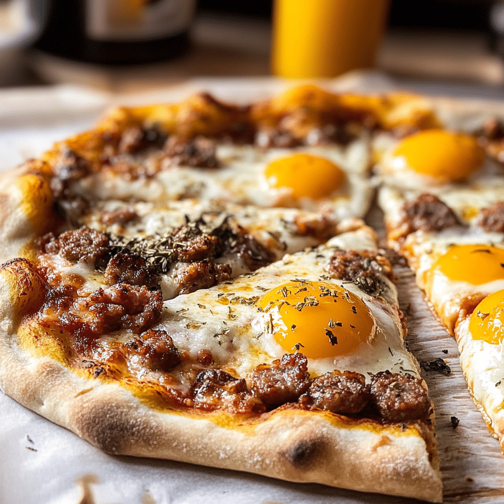 Sausage Breakfast Pizza