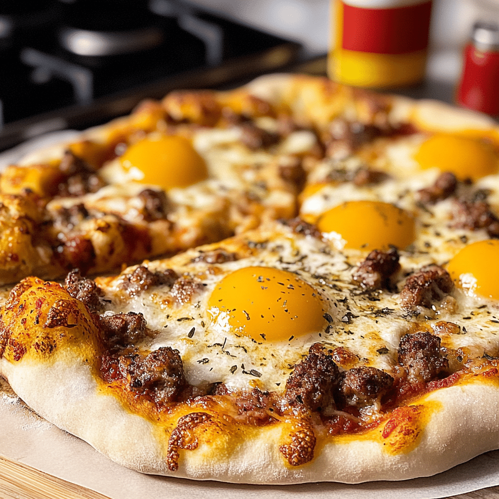 Sausage Breakfast Pizza