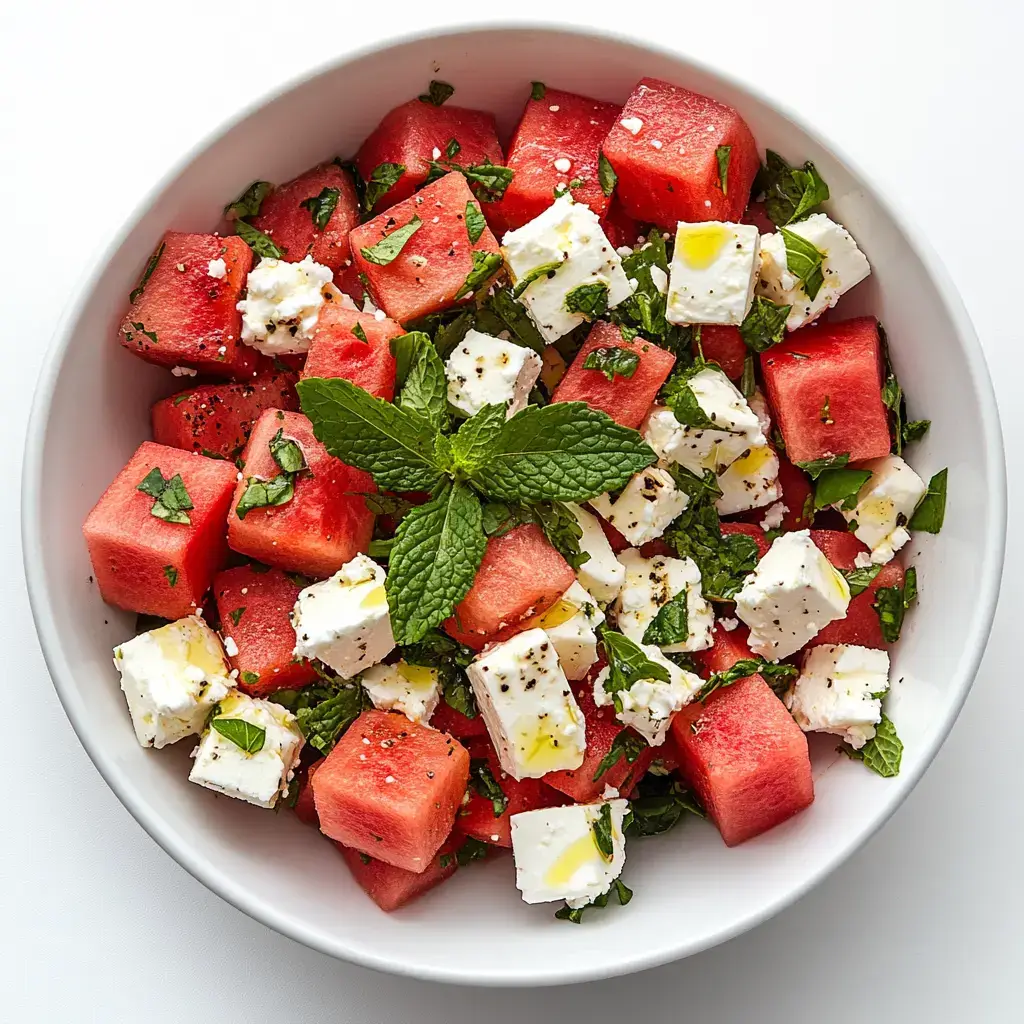 Fresh Watermelon Feta Salad