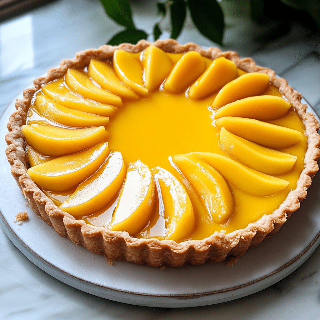 Mango Curd Tart