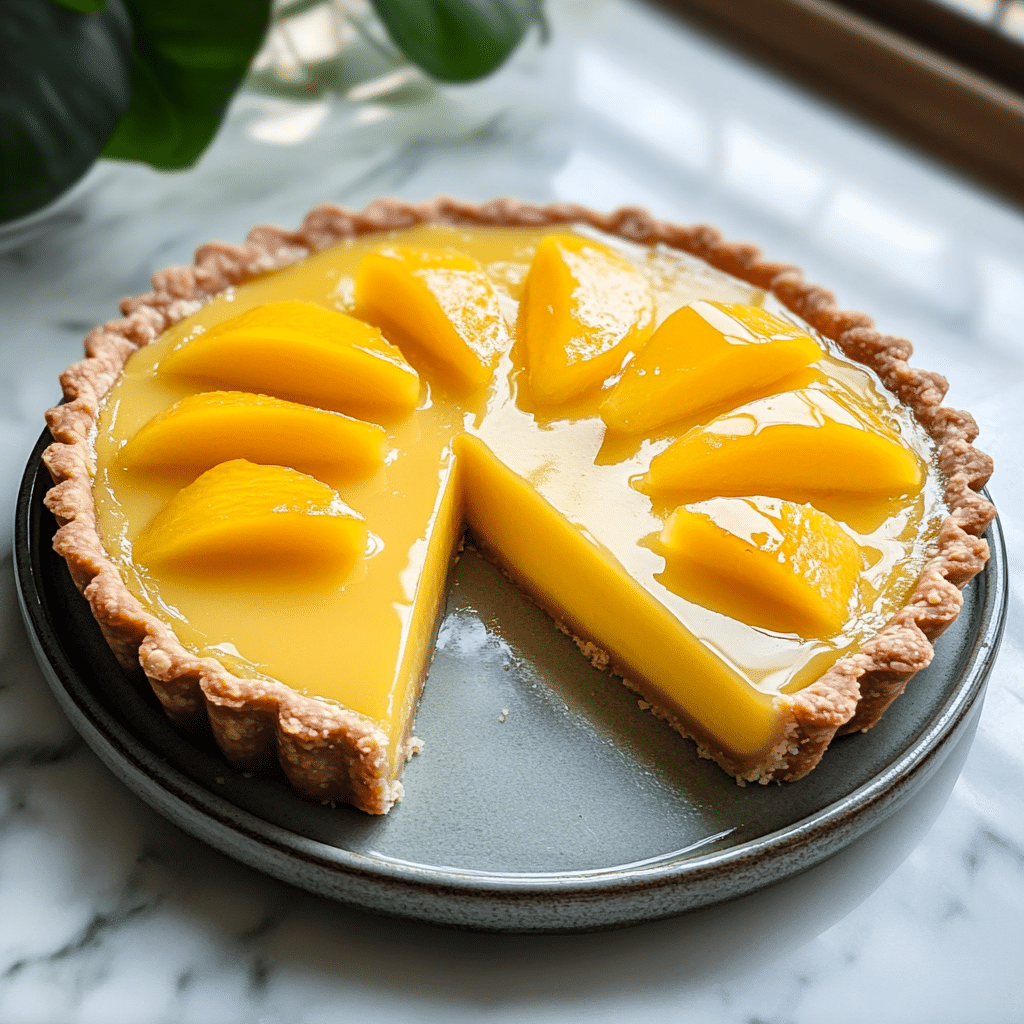 Mango Curd Tart