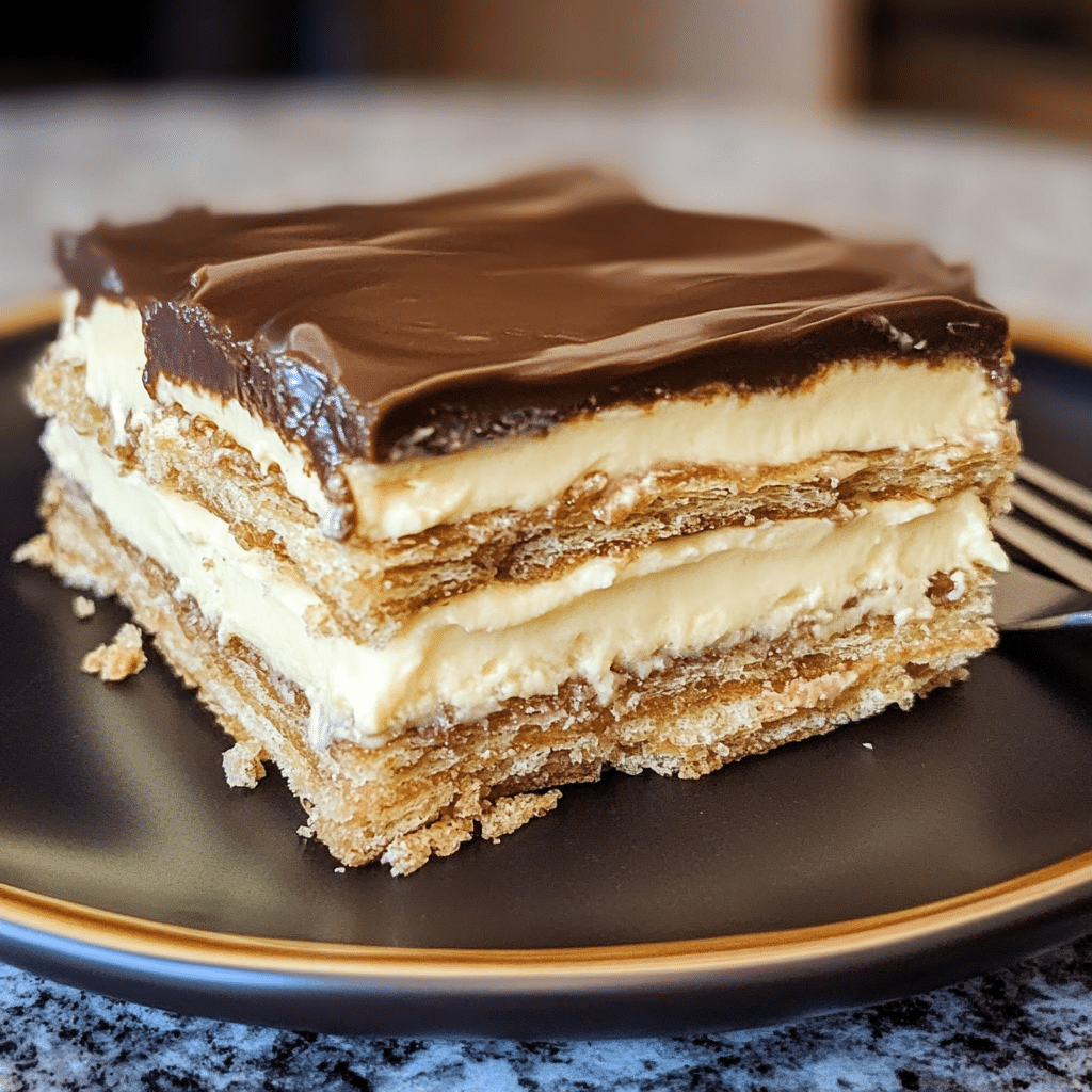 No-Bake Eclair Cake