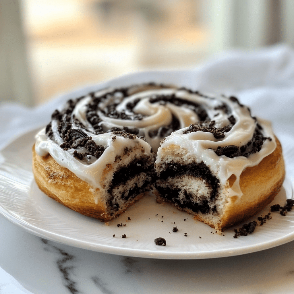 Oreo cinnamon roll