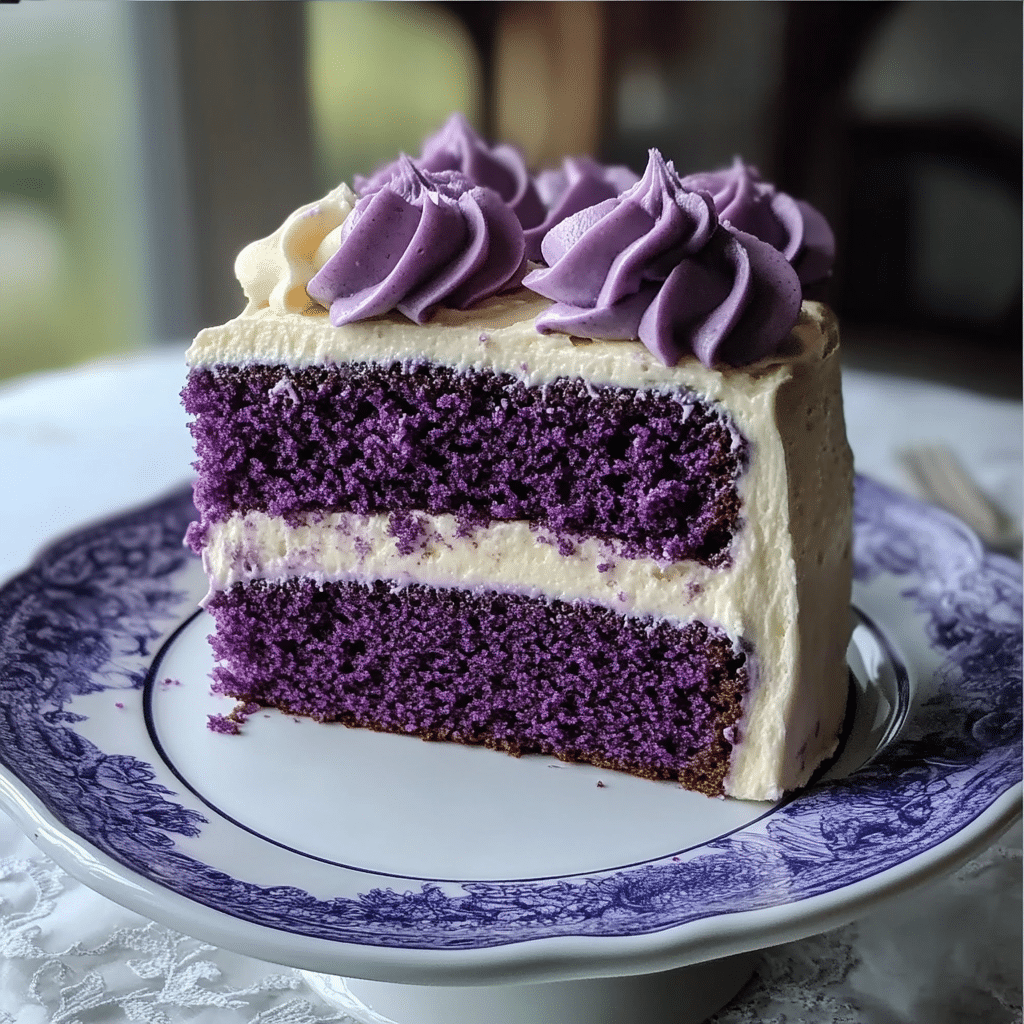 Royal Purple Velvet Cake