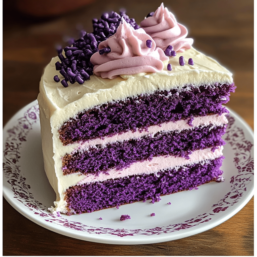 Royal Purple Velvet Cake