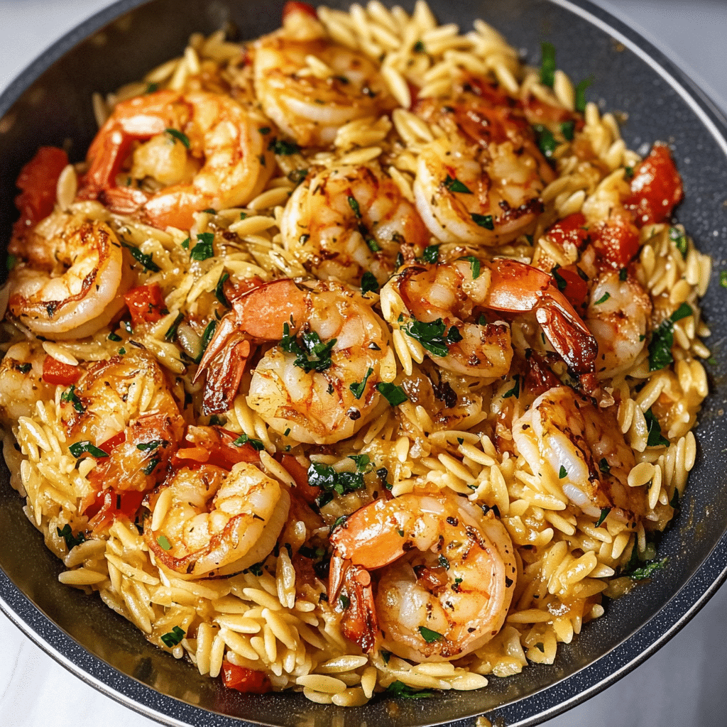 Shrimp and Orzo Pasta