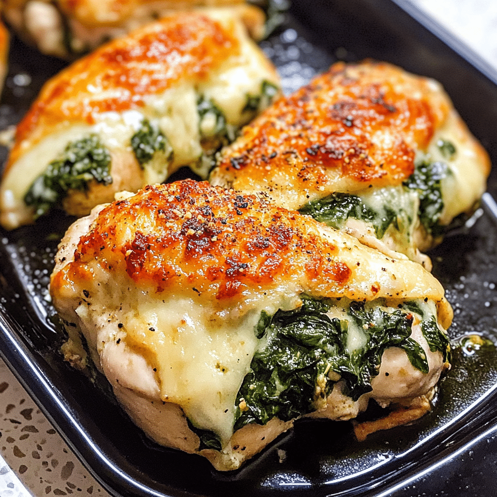 Spinach Stuffed Chicken Breast