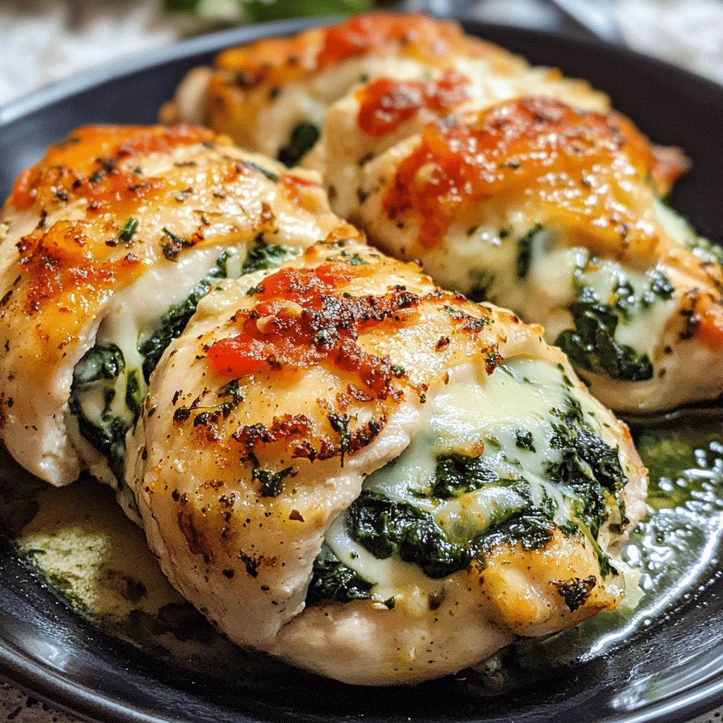 Spinach Stuffed Chicken Breast