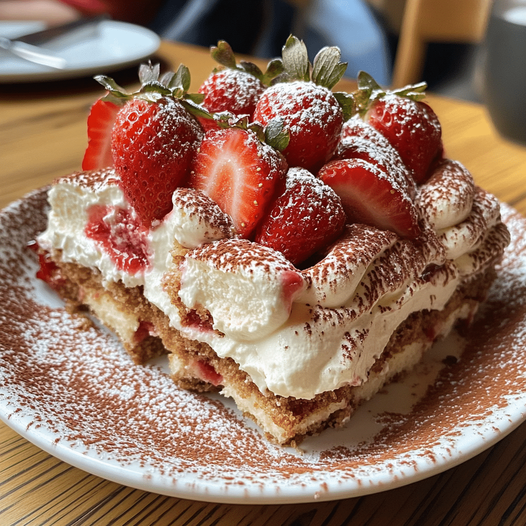 Strawberry Tiramisu