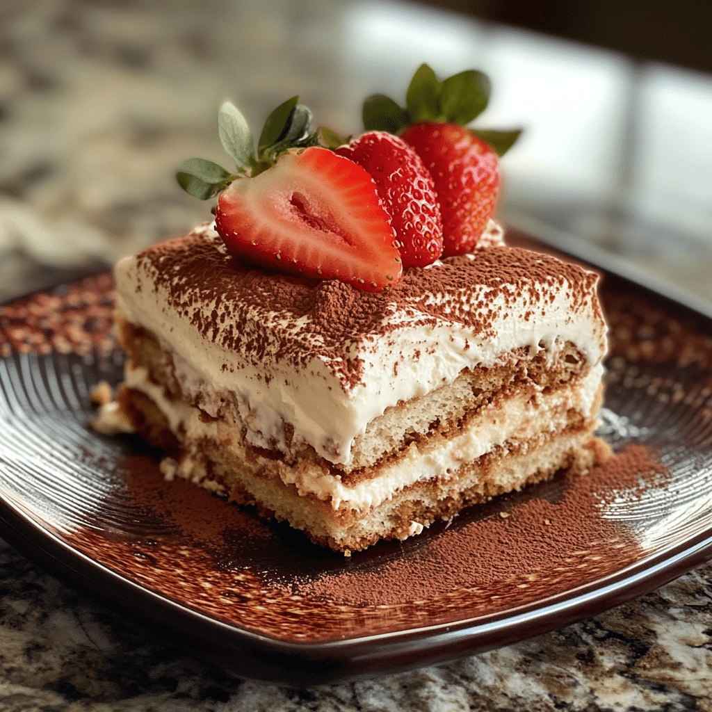 Strawberry Tiramisu