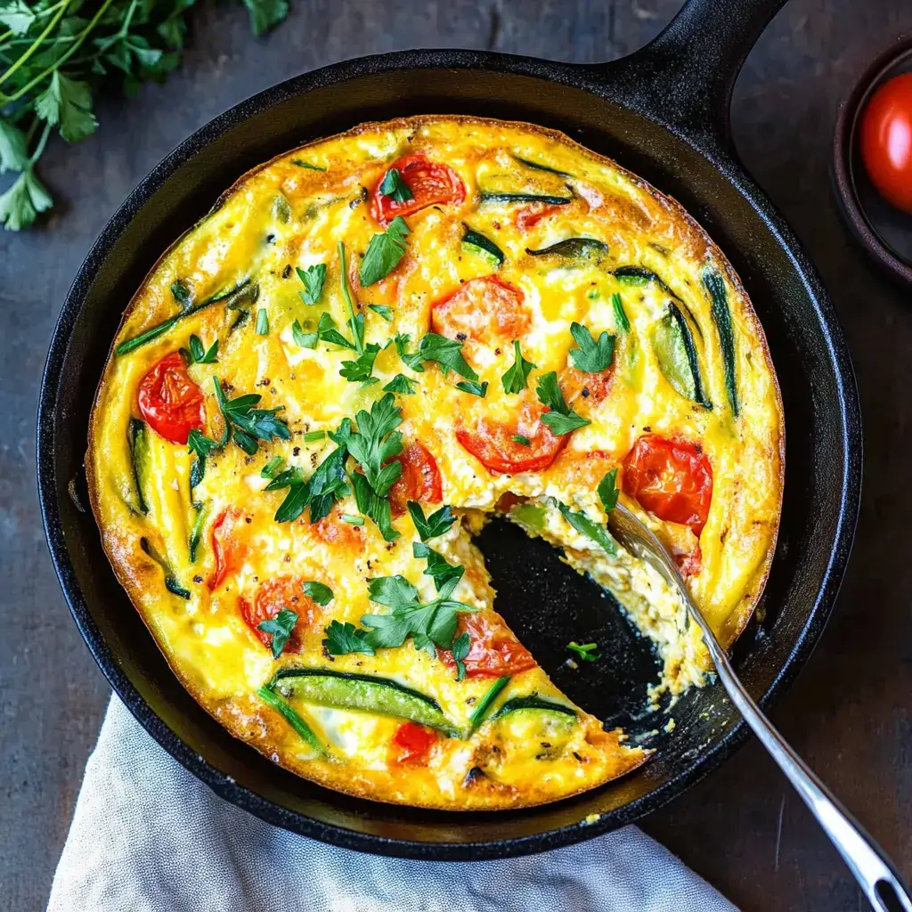 easy veggie frittata recipe