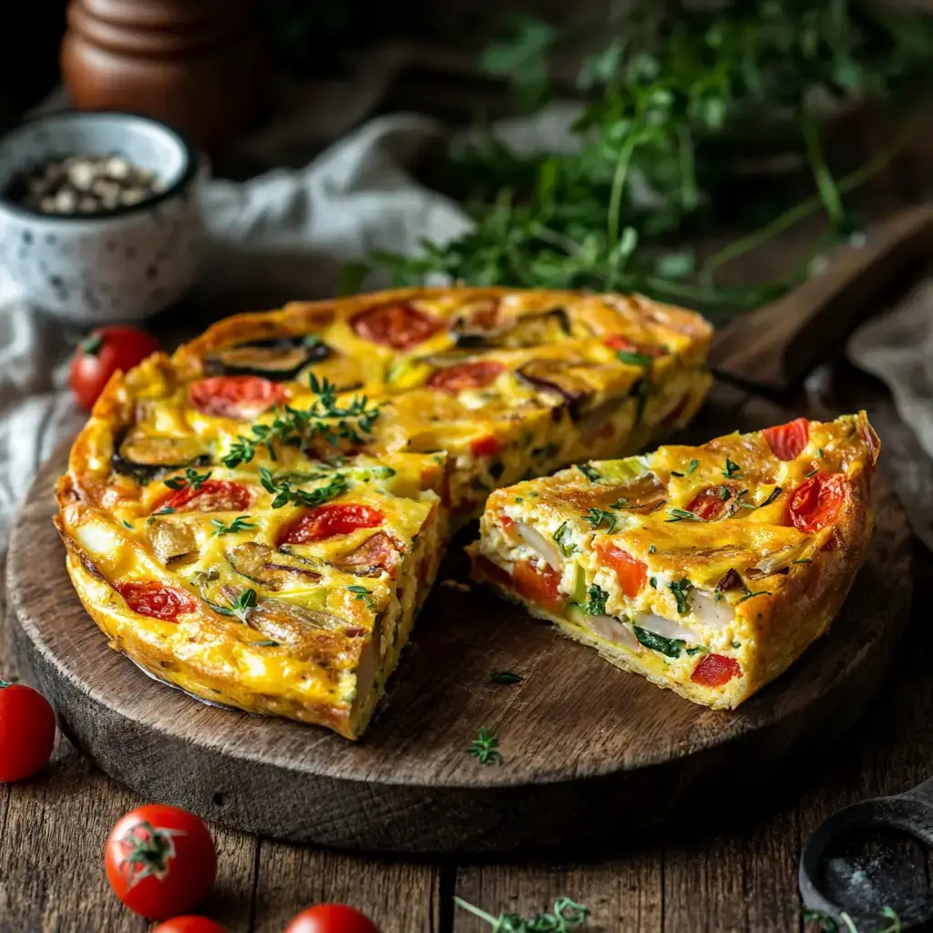 easy veggie frittata recipe