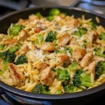 one-pot-cheesy-chicken-broccoli-orzo