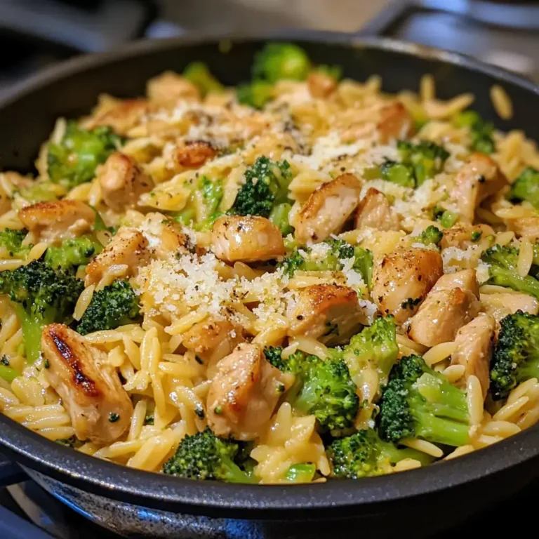 one-pot-cheesy-chicken-broccoli-orzo