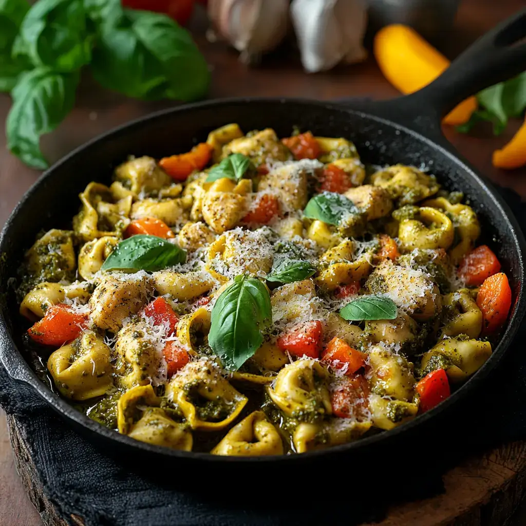 pesto chicken tortellini
