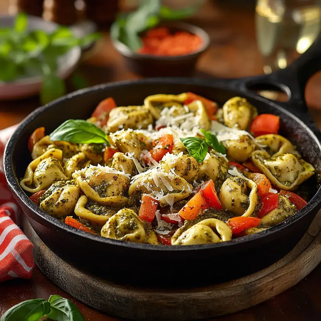 pesto chicken tortellini