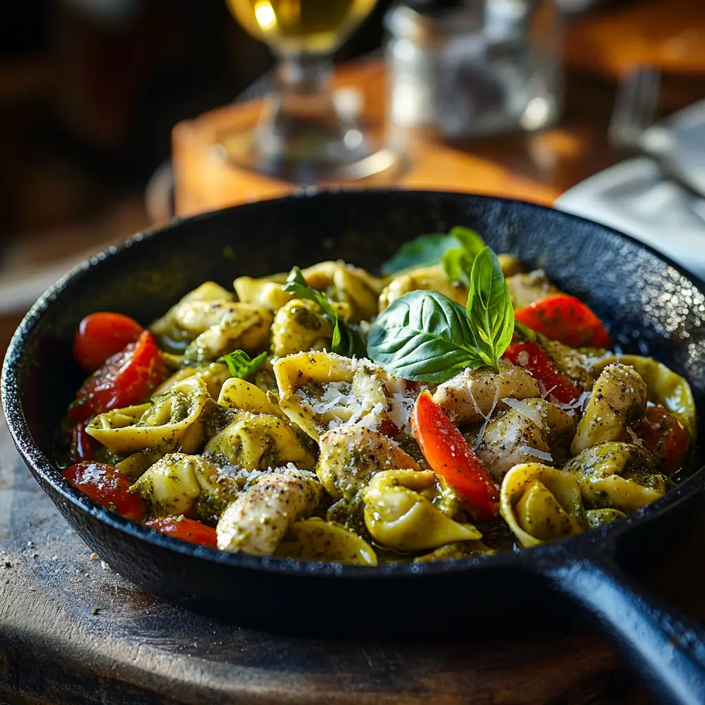 pesto chicken tortellini