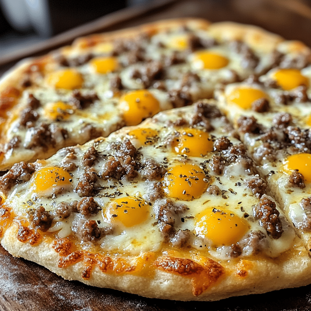 Biscuits Sausage Gravy Breakfast Pizza