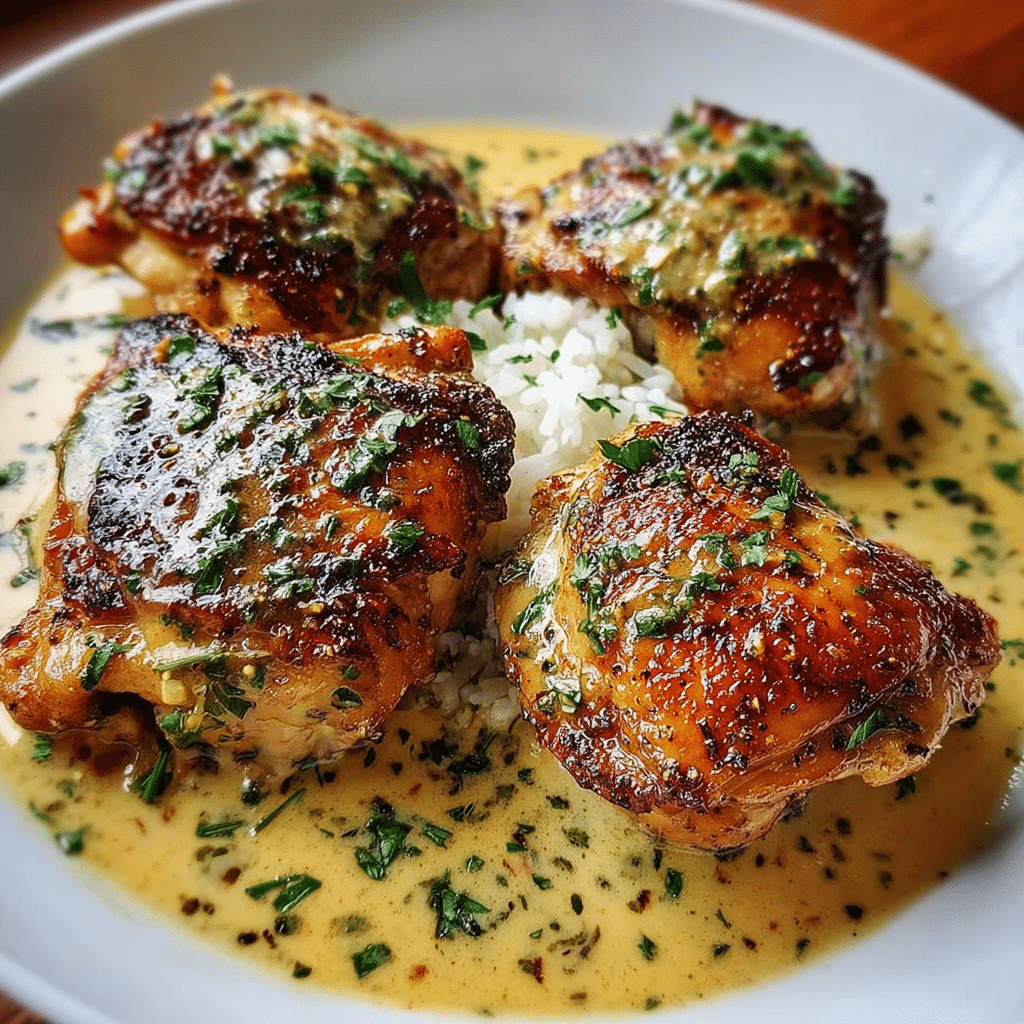 Bobby Flay-style chicken thighs