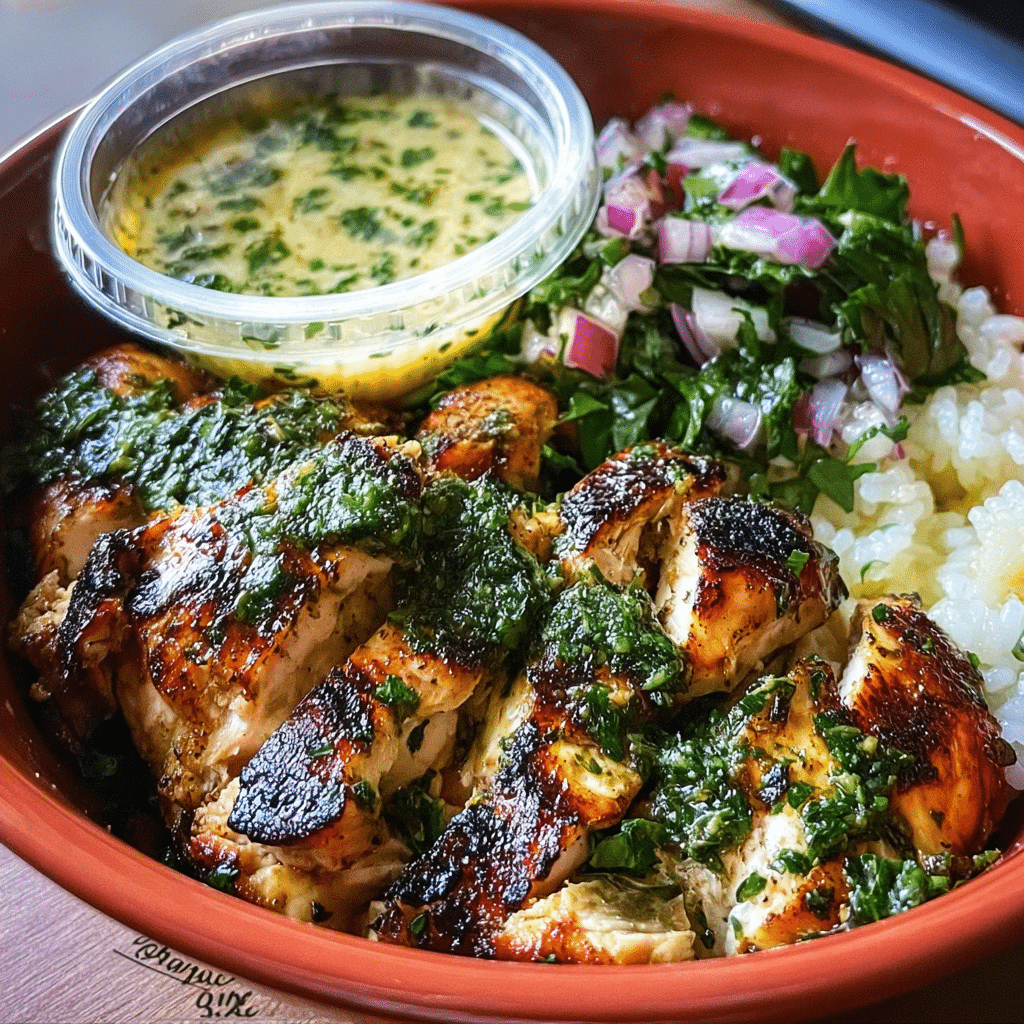 Chimichurri Grilled Chicken Bowl