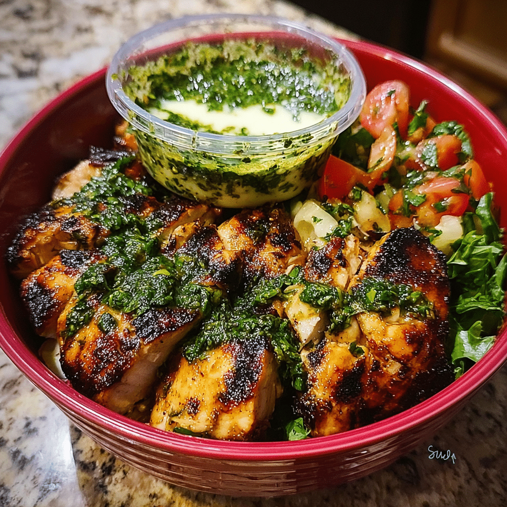 Chimichurri Grilled Chicken Bowl