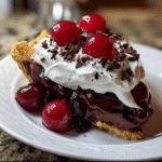 Chocolate Cherry Cream Pie