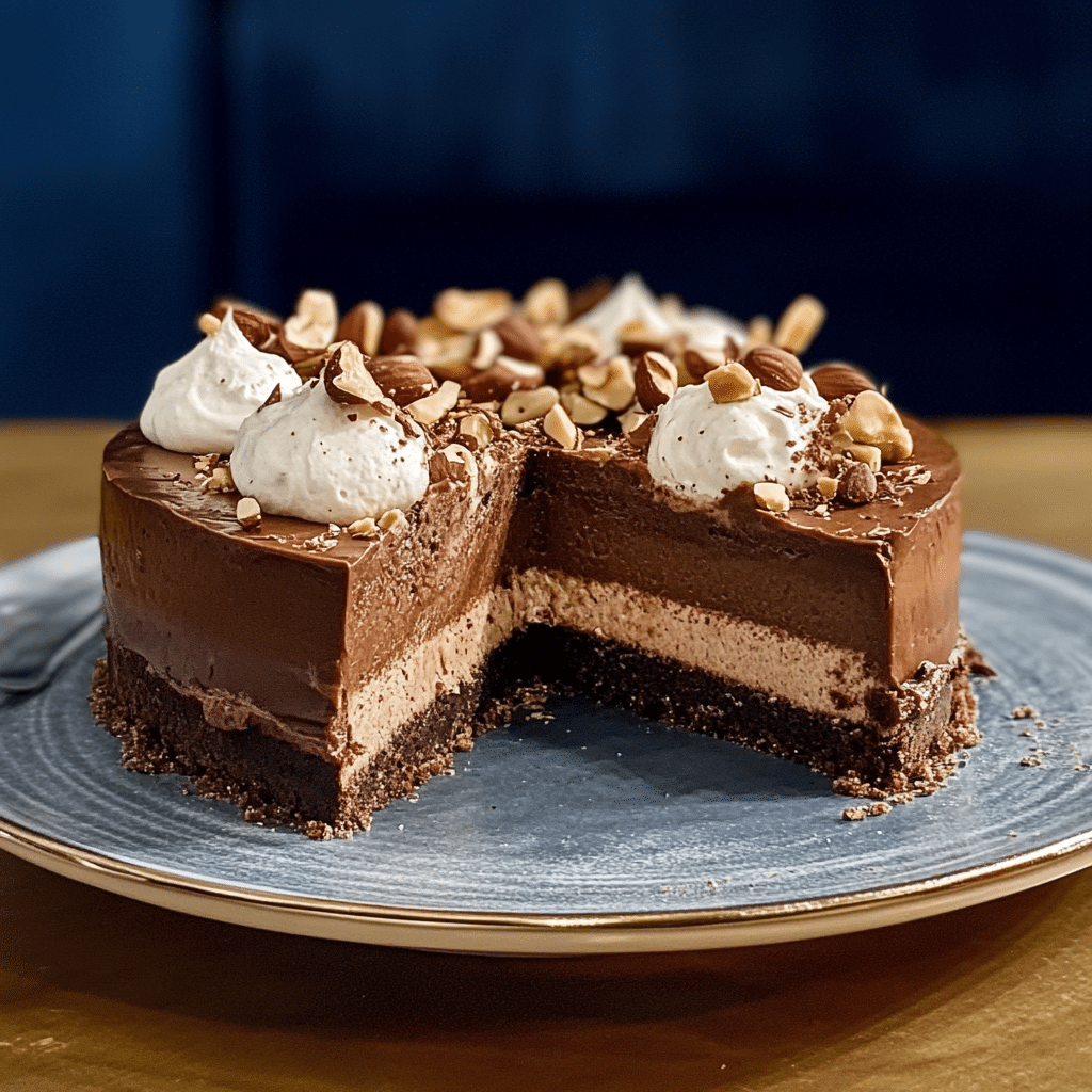 Chocolate Hazelnut Mousse Cake
